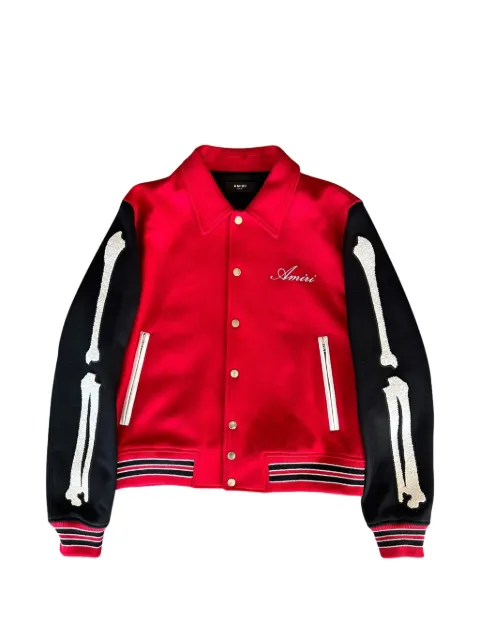 AMIRI Chicago Bones varsity jacket