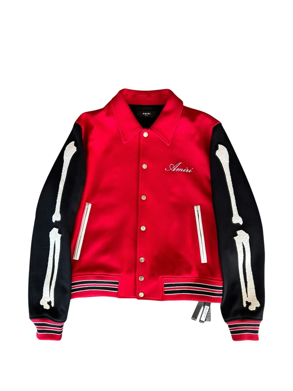 AMIRI Chicago Bones bomberjack Rood