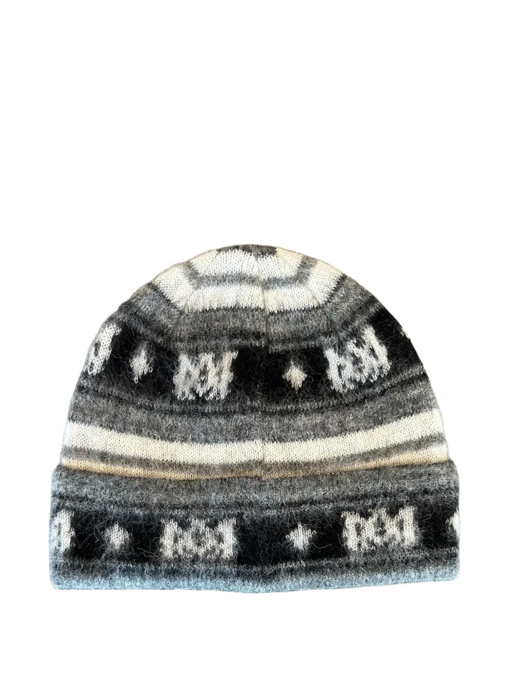 AMIRI MA Logo Skater beanie hat - Bianco