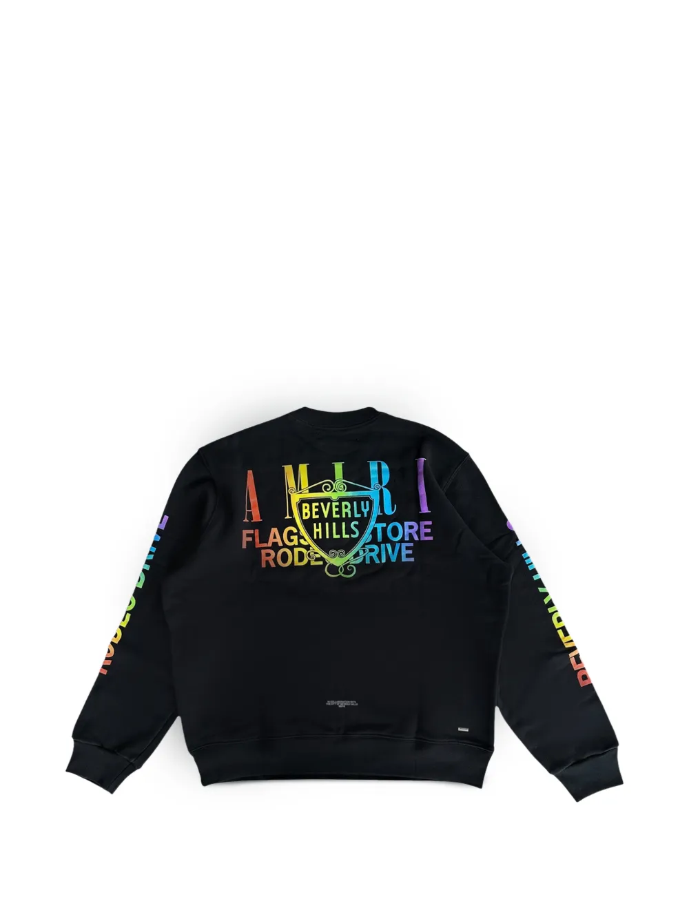 AMIRI Rainbow Beverly Hills trui met logo-print Zwart