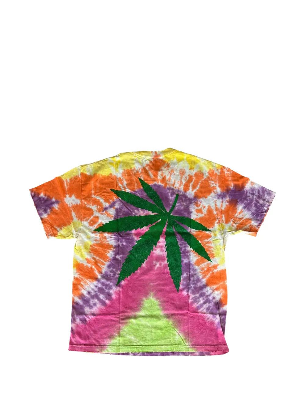 GALLERY DEPT. T-shirt met tie-dye print Groen