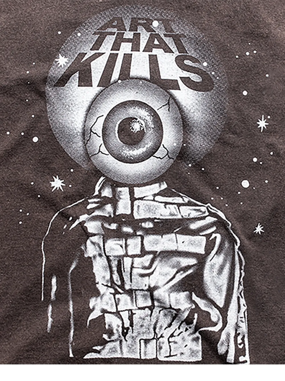 GALLERY DEPT. Art That Kills T-shirt met grafische print Bruin