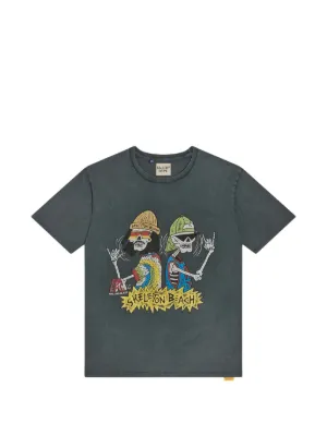 GALLERY DEPT. Live For Metal Cotton T-shirt | Grey | FARFETCH
