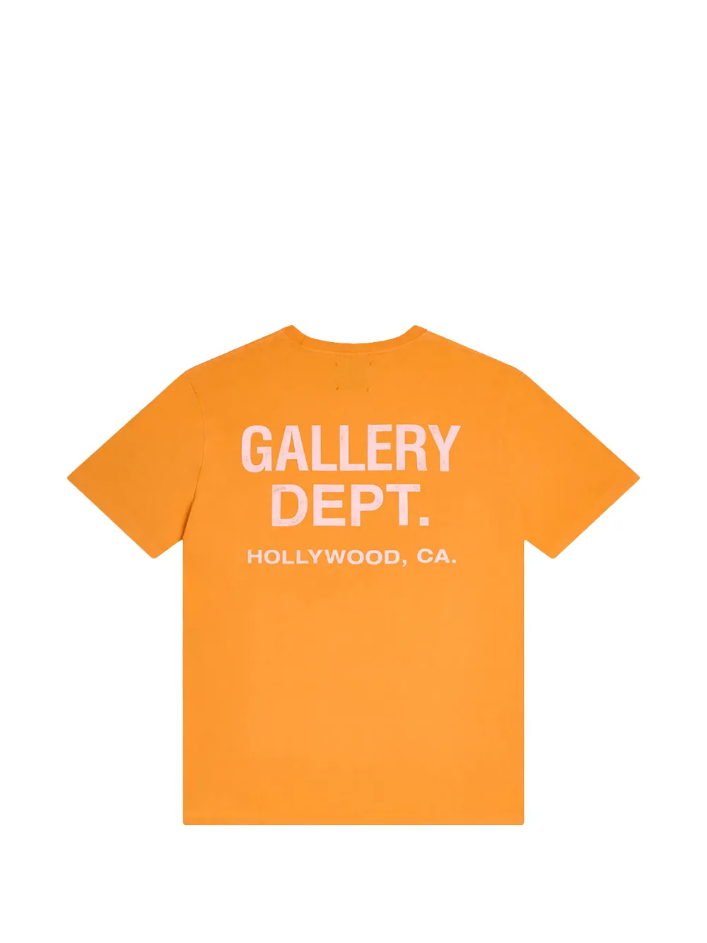 GALLERY DEPT. T-shirt met logoprint Oranje