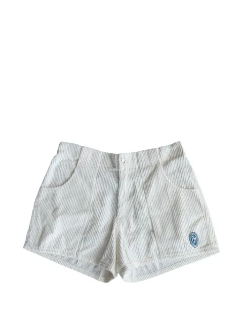 GALLERY DEPT. logo-embroidered corduroy shorts