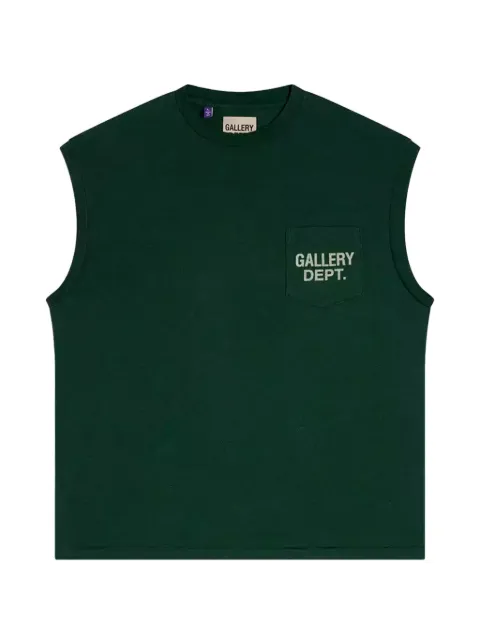 GALLERY DEPT. logo-print sleeveless T-shirt