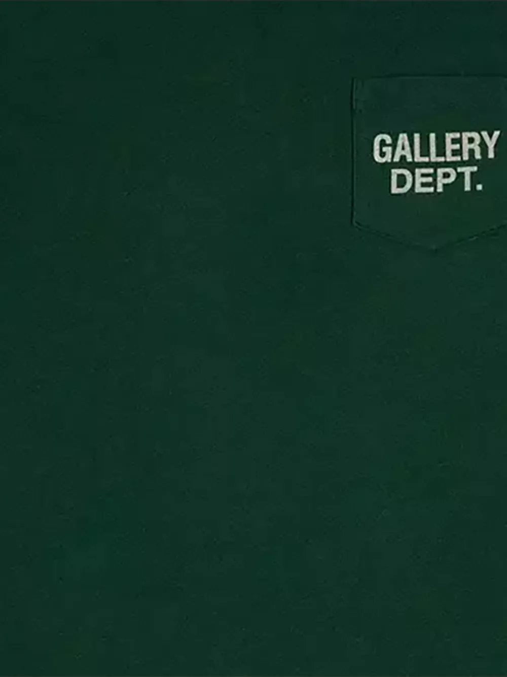 GALLERY DEPT. Mouwloos T-shirt met logoprint Groen