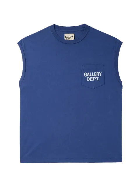 GALLERY DEPT. logo-print sleeveless T-shirt
