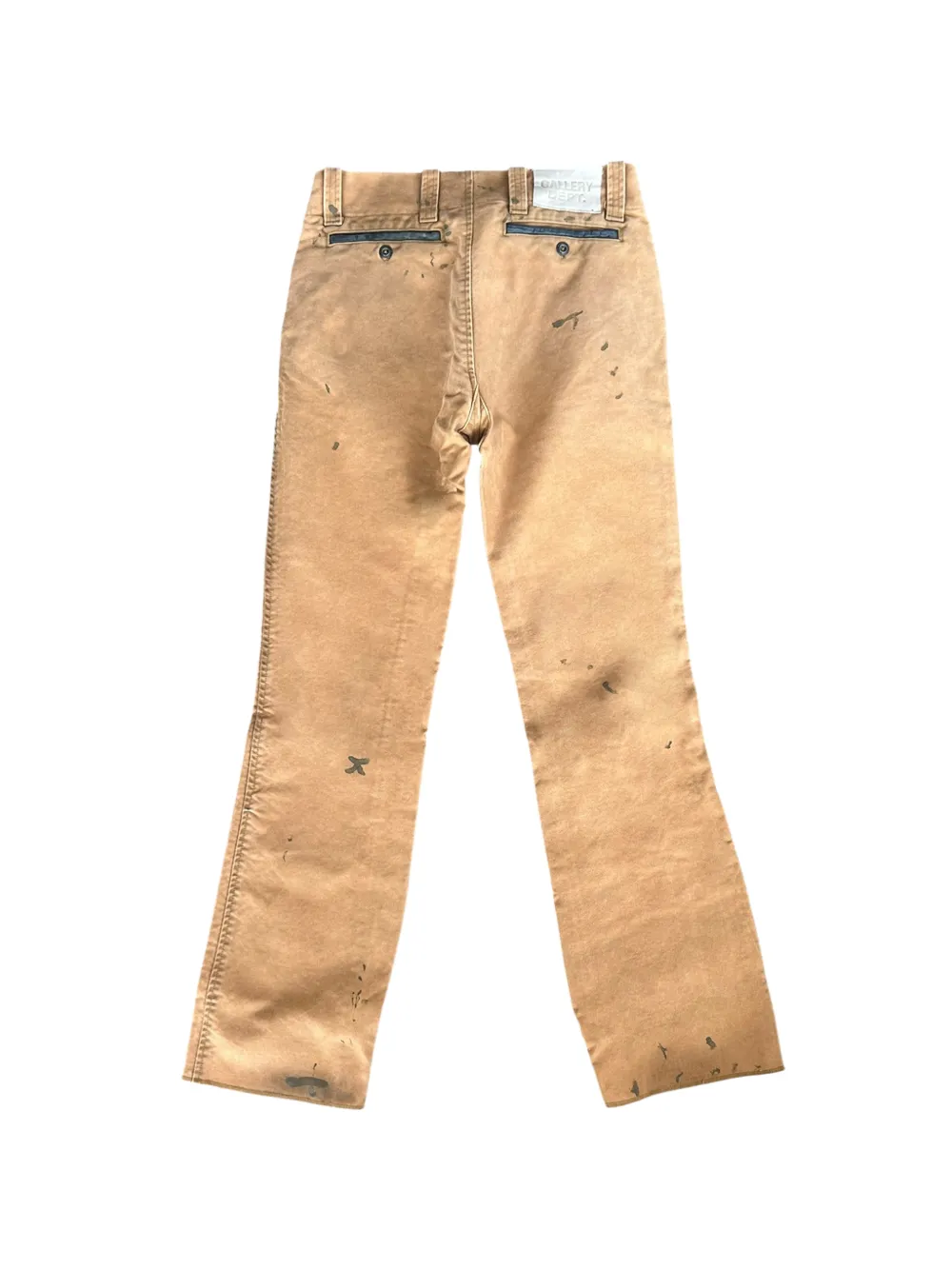 GALLERY DEPT. Hollywood gerafelde straight broek Beige