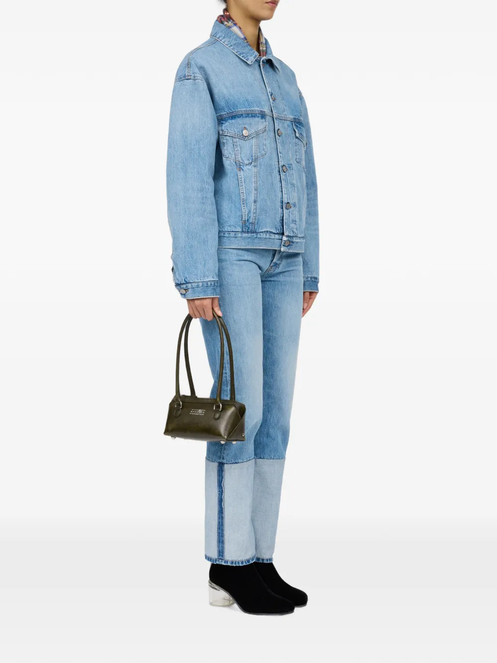MM6 Maison Margiela New Bauletto J mini-tas Groen