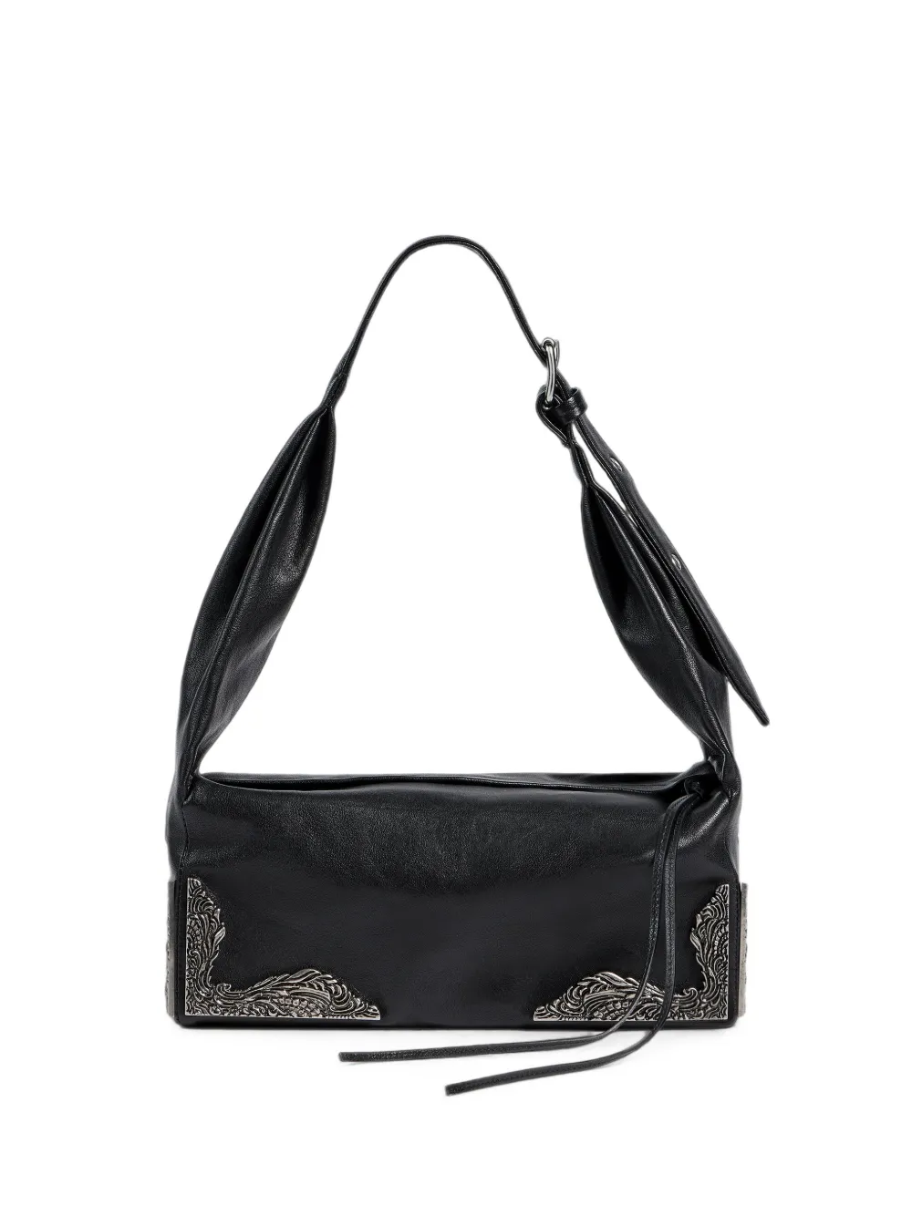 Maison Margiela Medium Box Bag East West tas Zwart
