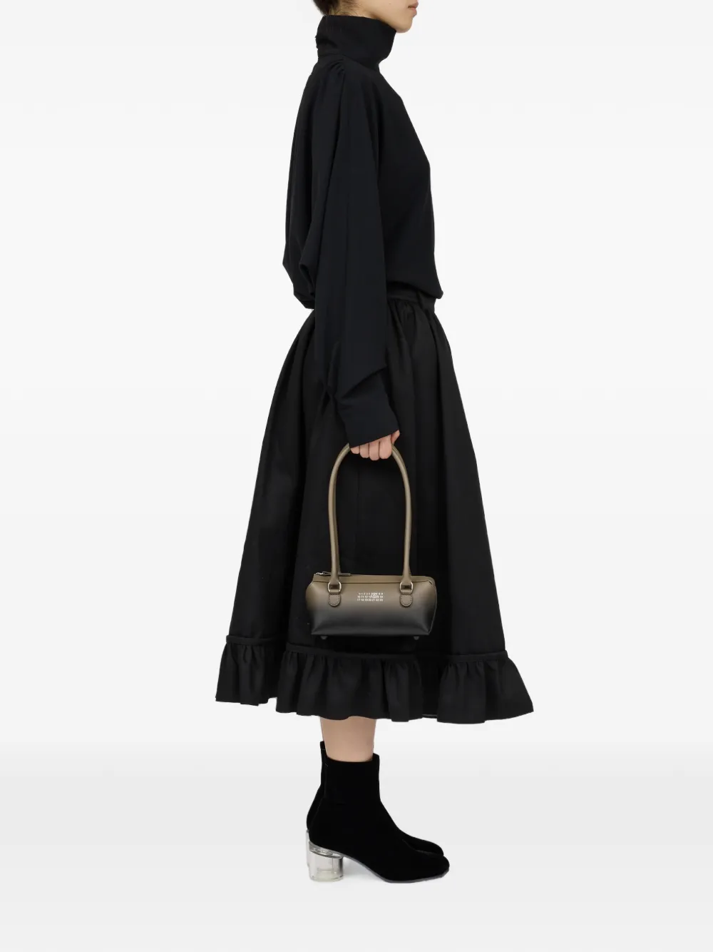 MM6 Maison Margiela New Bauletto J mini-tas Bruin