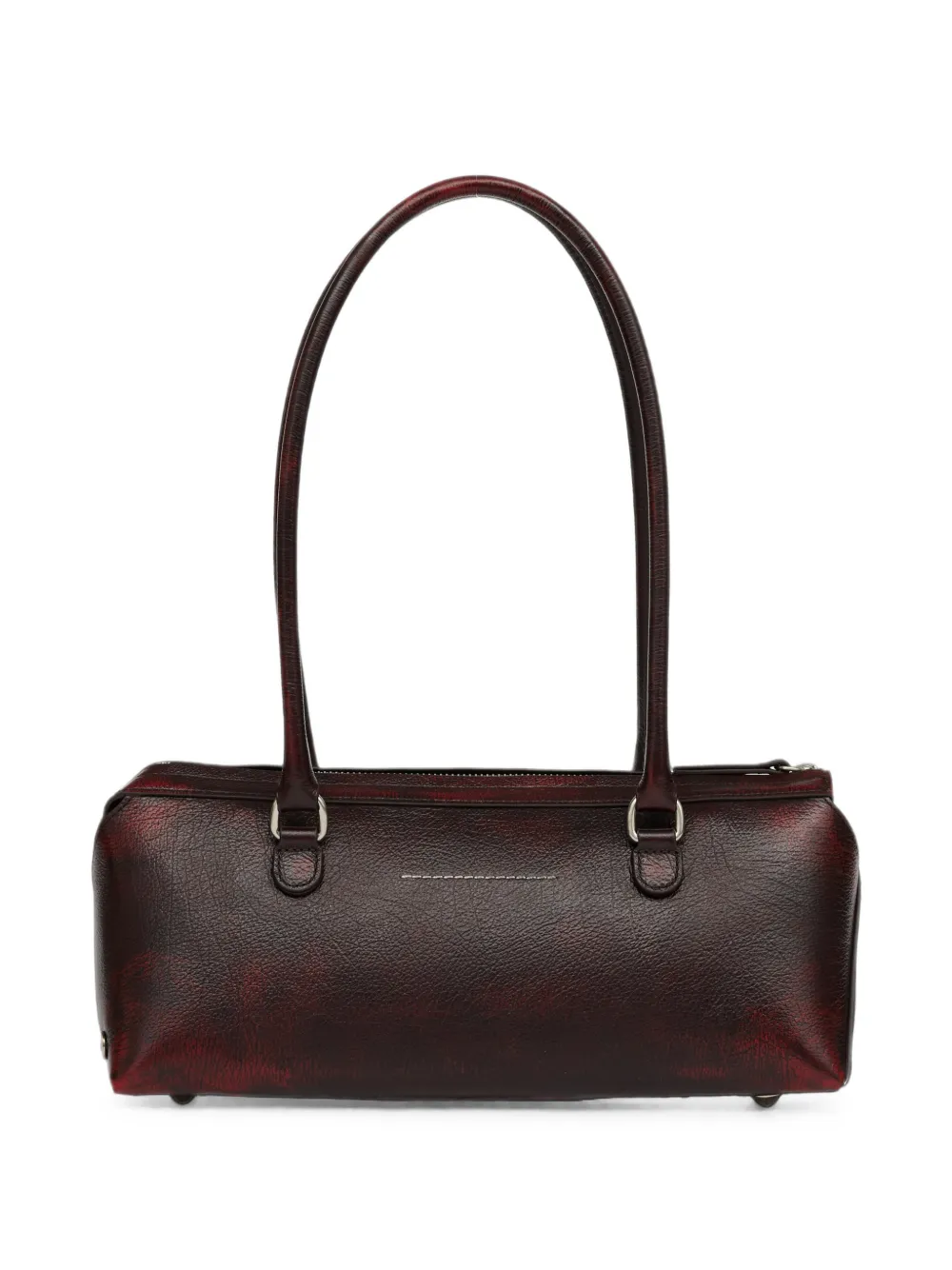 MM6 Maison Margiela Bauletto leren schoudertas Rood