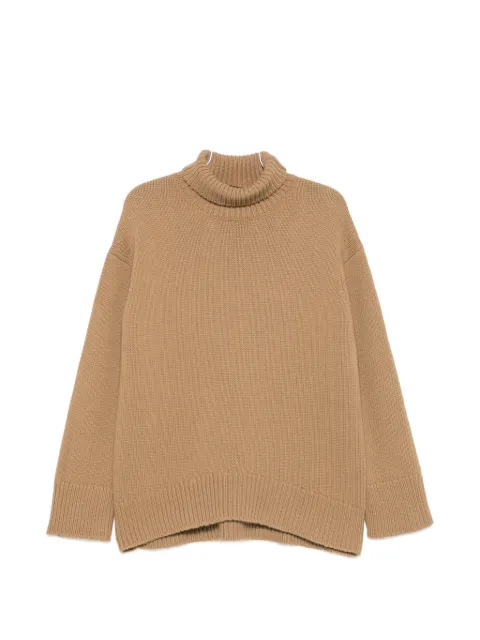 Plan C roll-neck drop-shoulder sweater