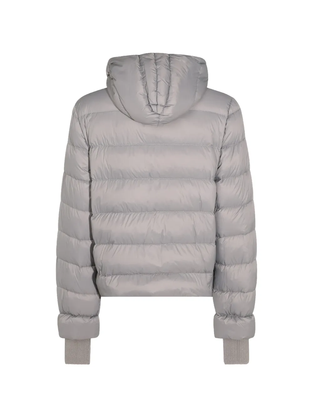 Rick Owens hooded padded jacket Grijs