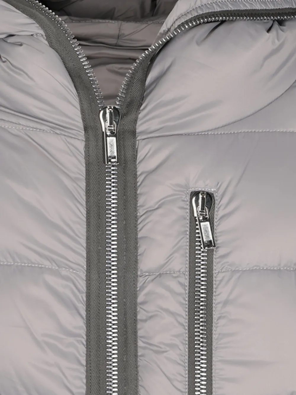 Rick Owens hooded padded jacket Grijs