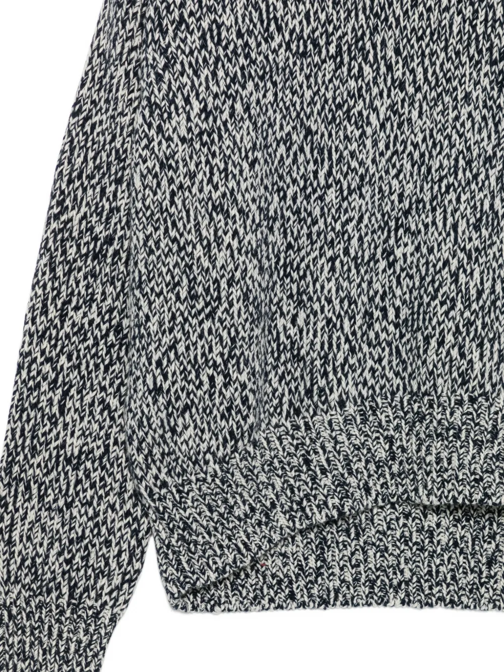 Plan C Muliné trui met ronde hals Blauw
