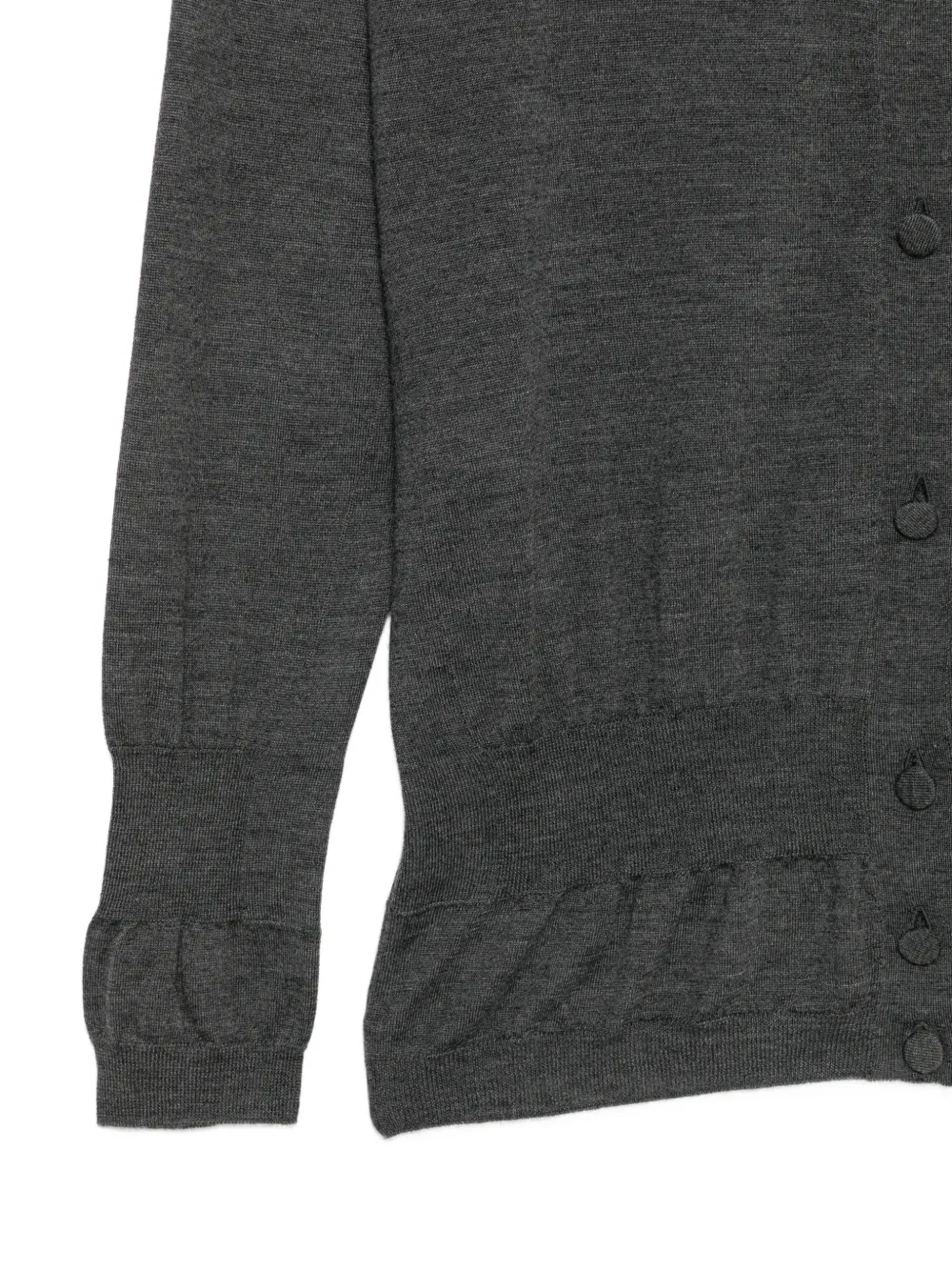 Plan C Vest met ruches afwerking Grijs