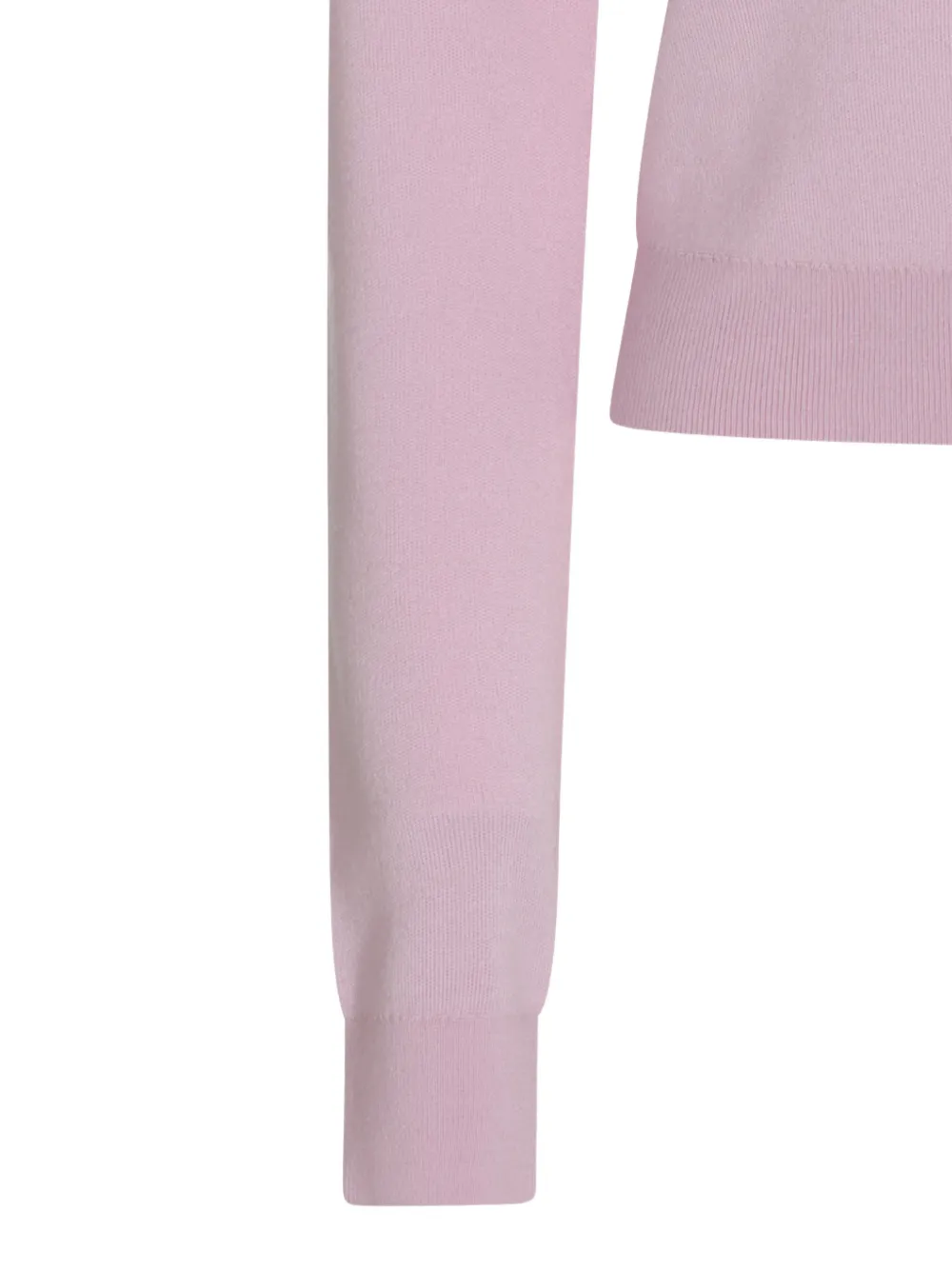 Self-Portrait floral-embellished long-sleeve sweater Roze