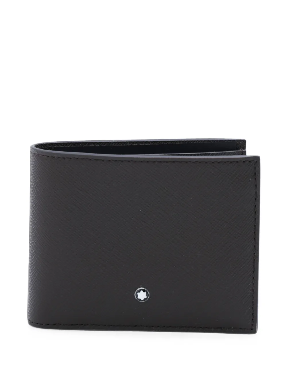 Montblanc logo-plaque bifold wallet - Marrone