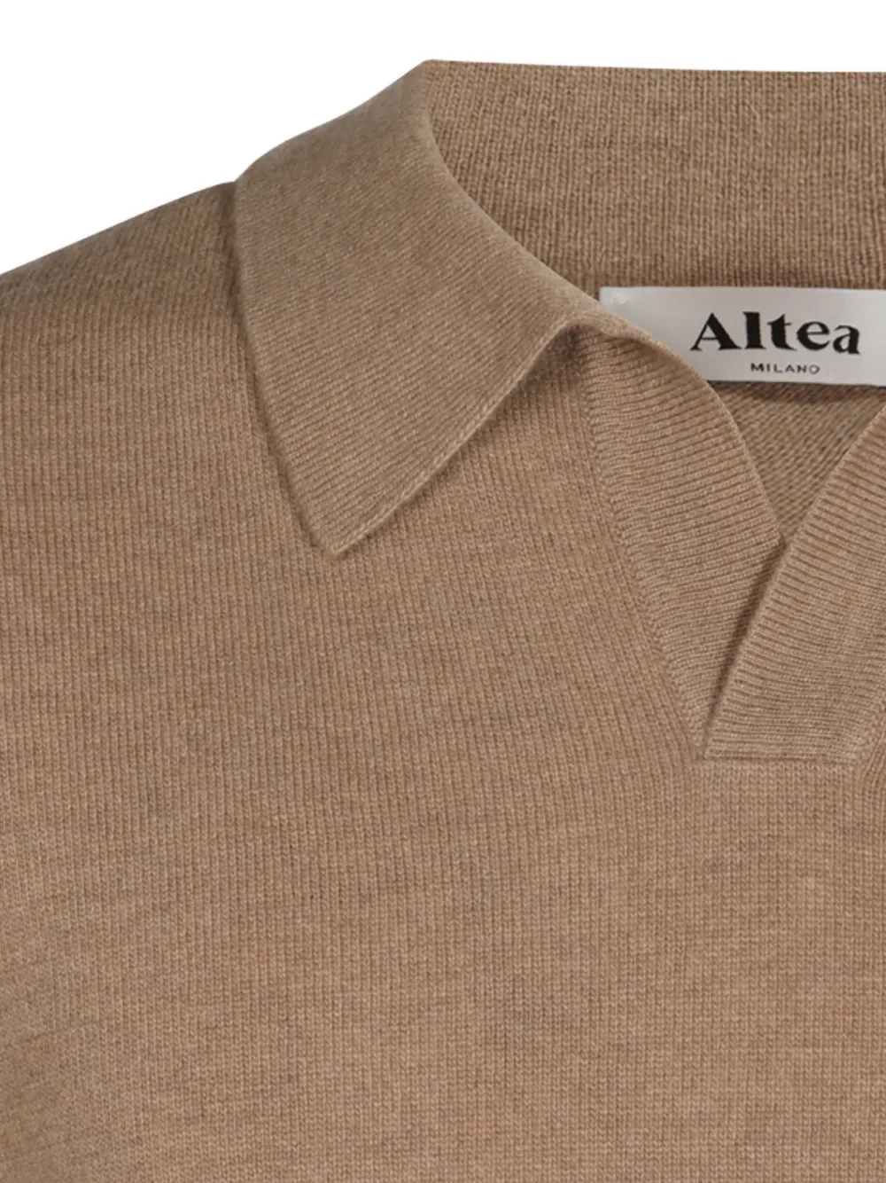 Altea Trui met polokraag Beige