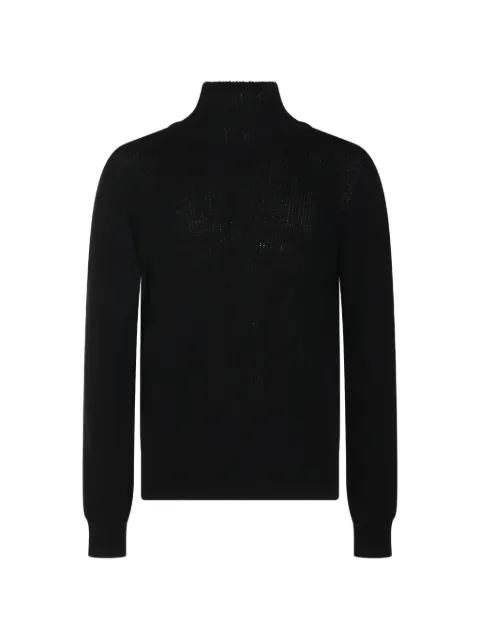 Rick Owens ribbed-knit roll-neck sweater