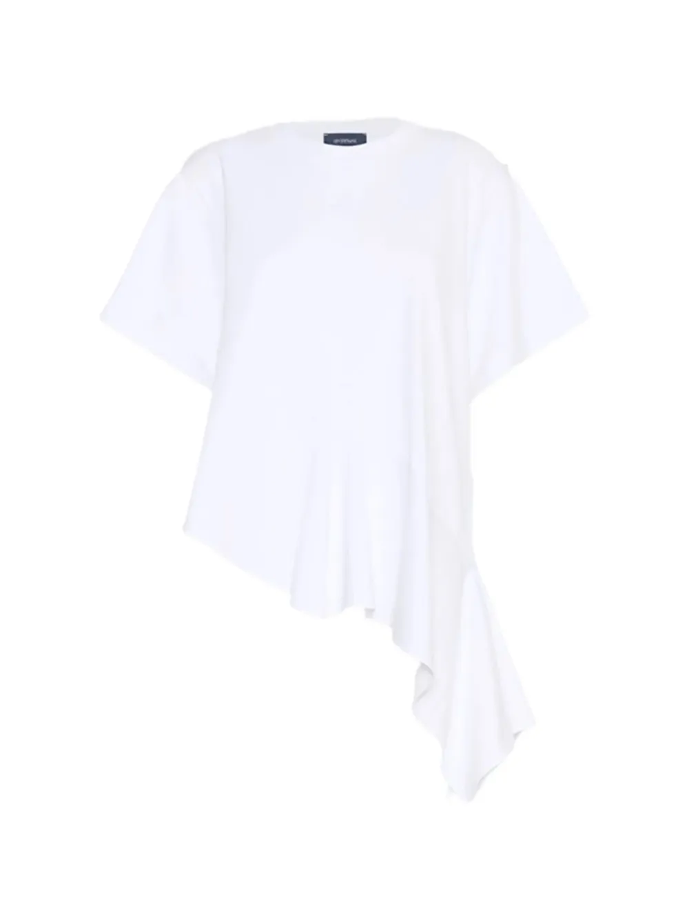 Sportmax t-shirt Tacco asymétrique à volants - Blanc Sportmax t-shirt Tacco asymétrique à volants - Blanc