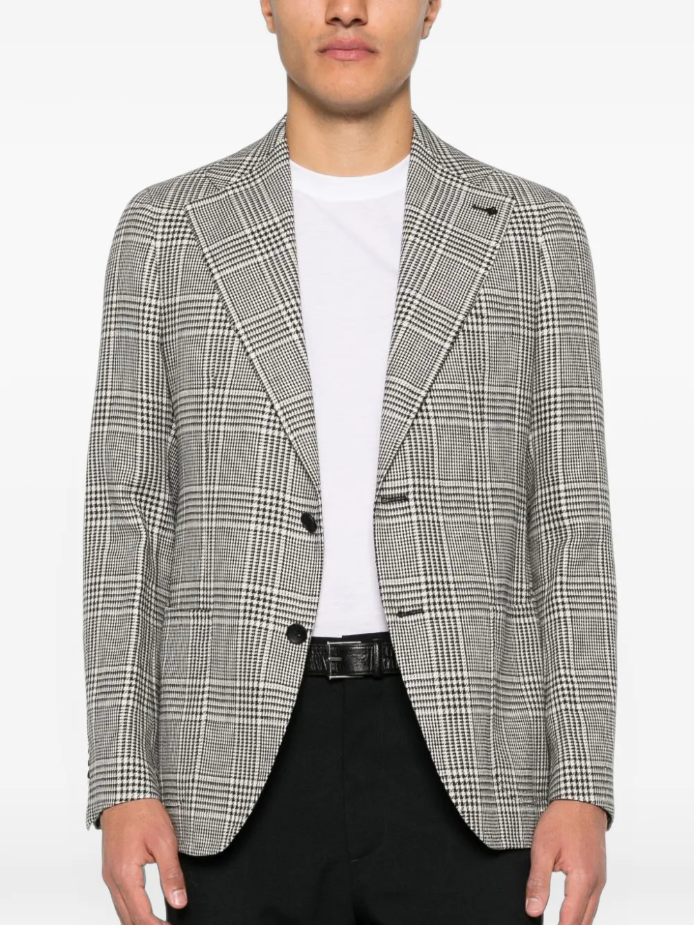TOM FORD T-shirt met geborduurd logo Wit
