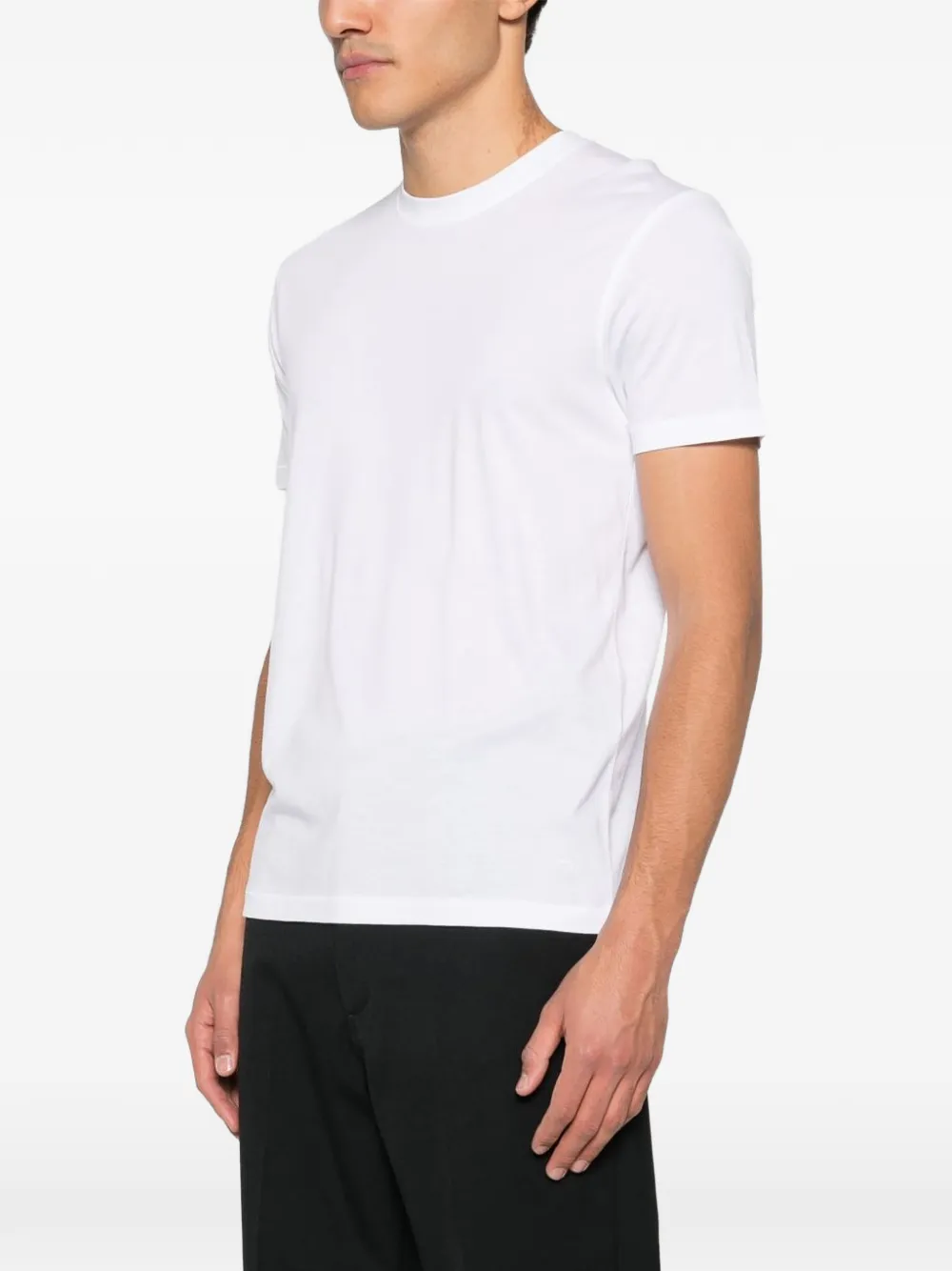 TOM FORD T-shirt met geborduurd logo Wit