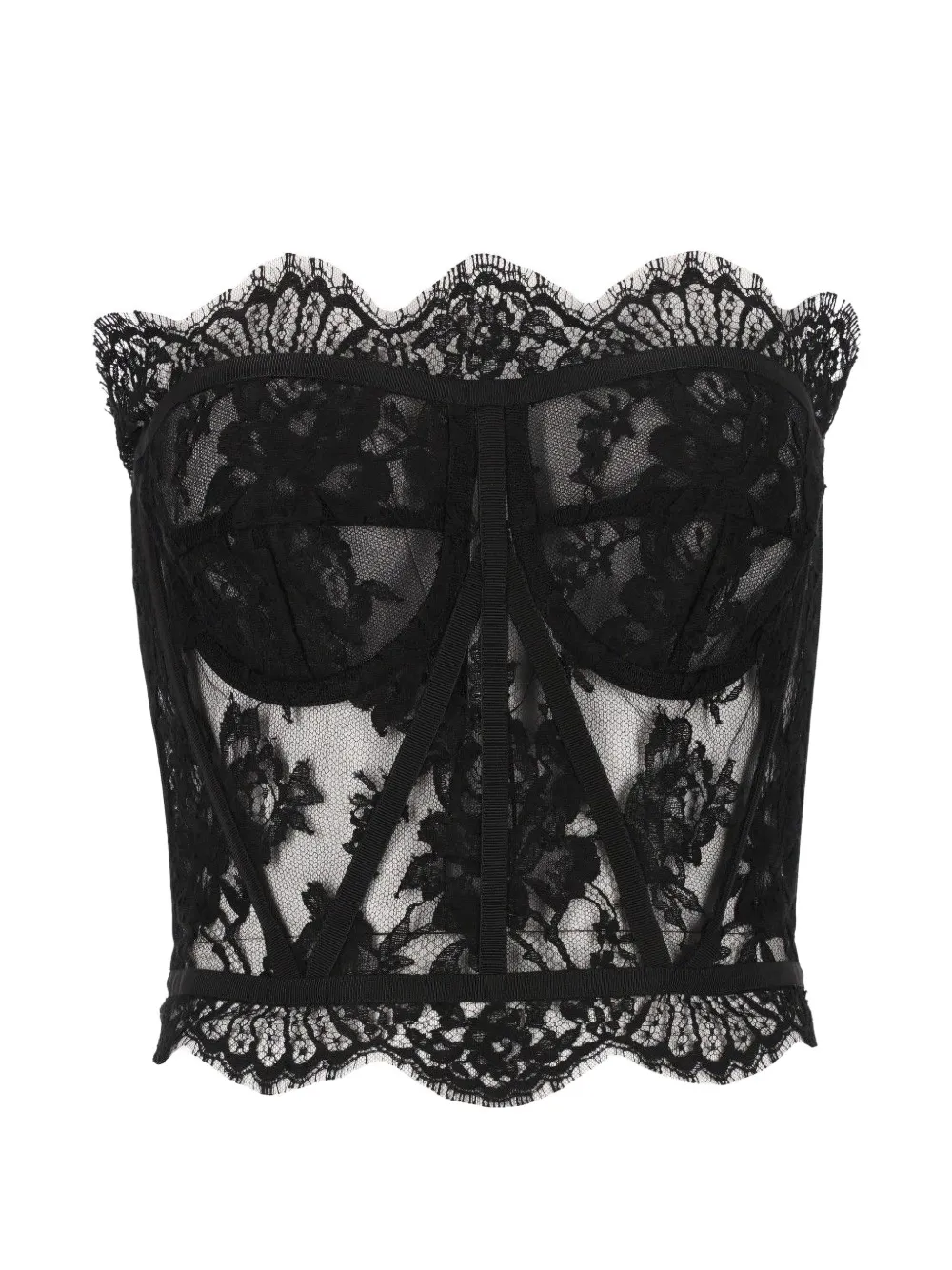 Dolce & Gabbana lace bustier - Nero