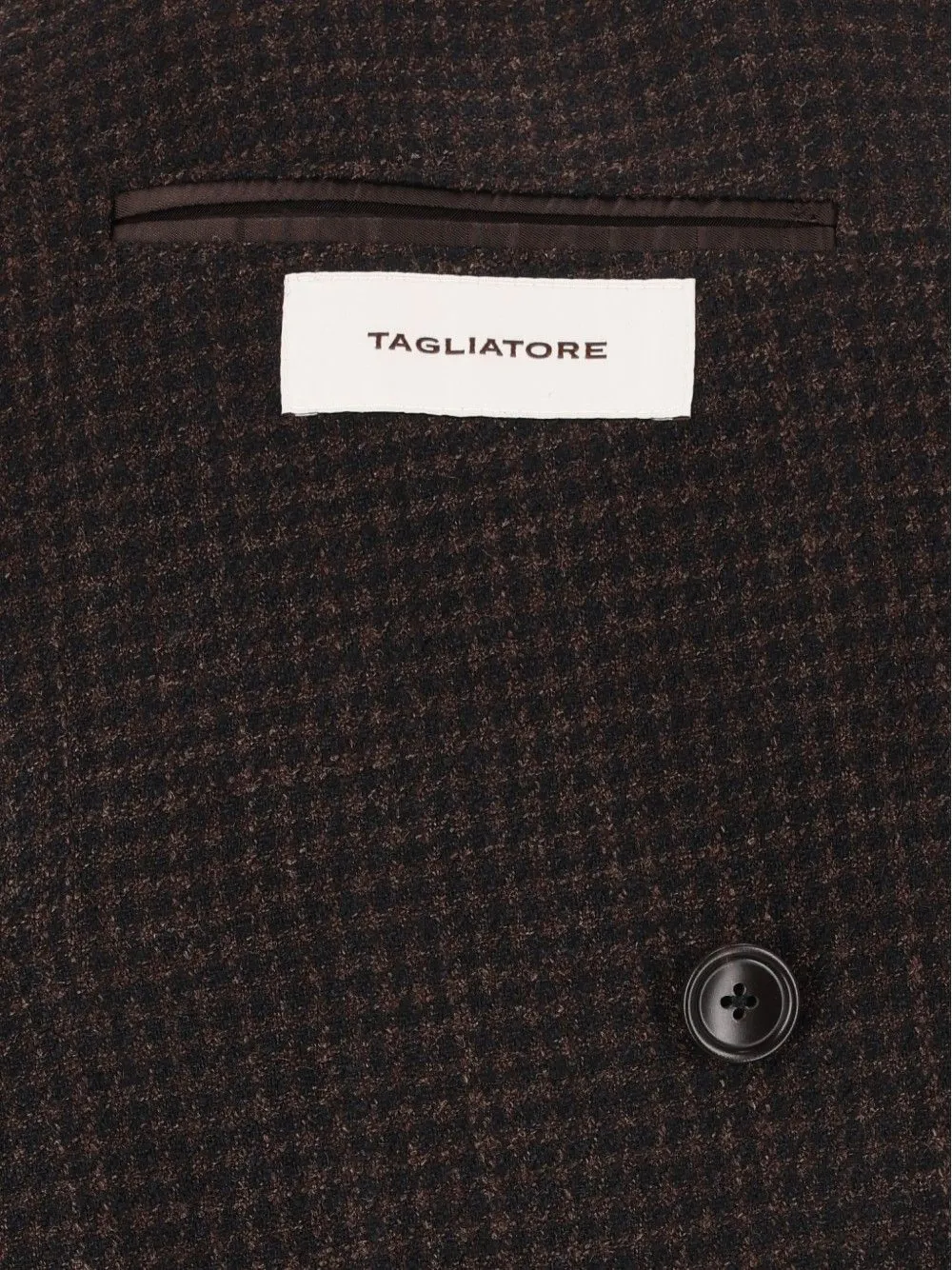 Tagliatore Montecarlo blazer met dubbele rij knopen Bruin