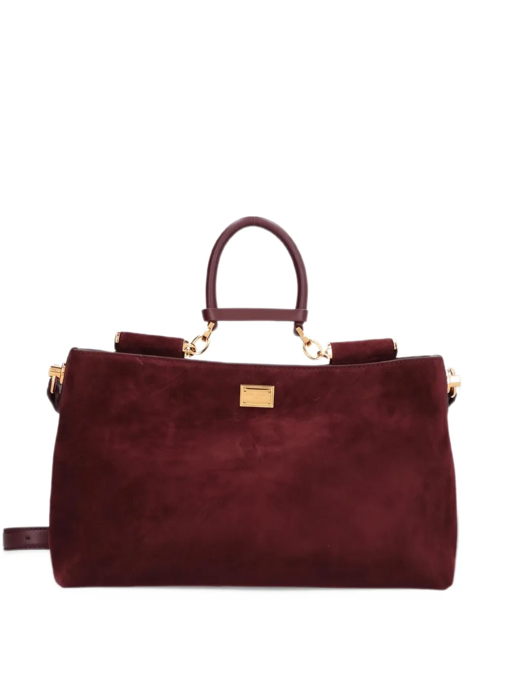 Dolce & Gabbana Sicily leather shoulder bag - Rosso