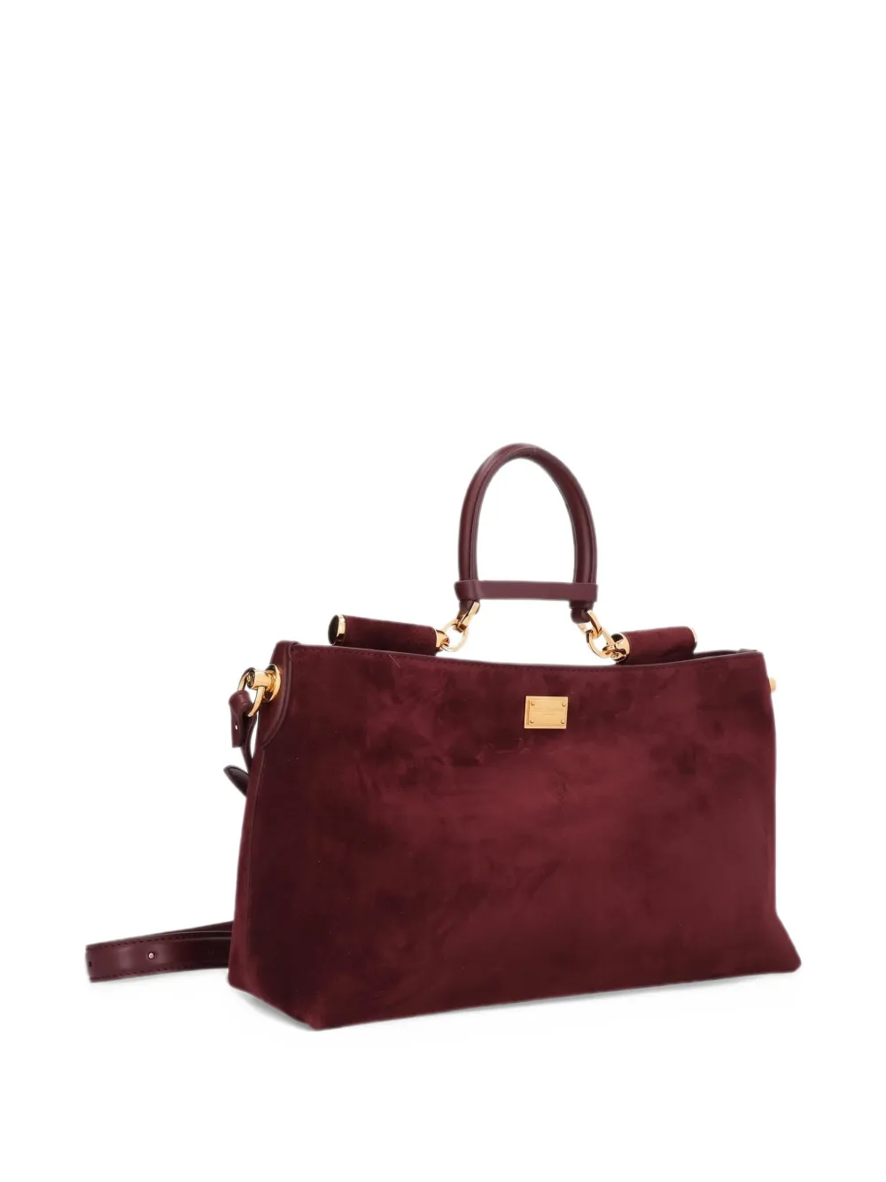 Dolce & Gabbana Sicily leren schoudertas Rood