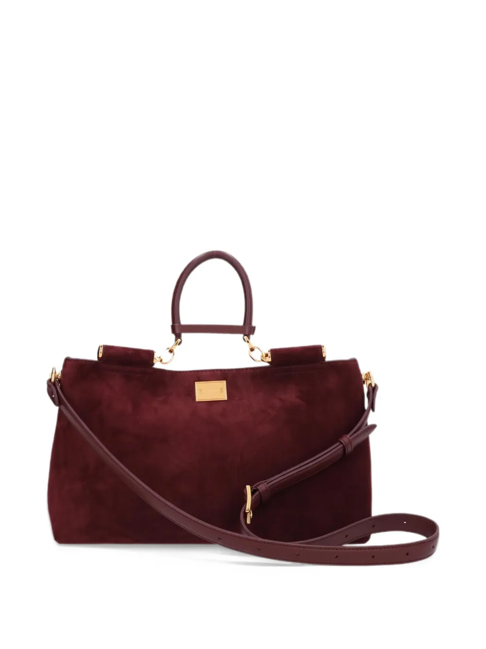 Dolce & Gabbana Sicily leren schoudertas Rood