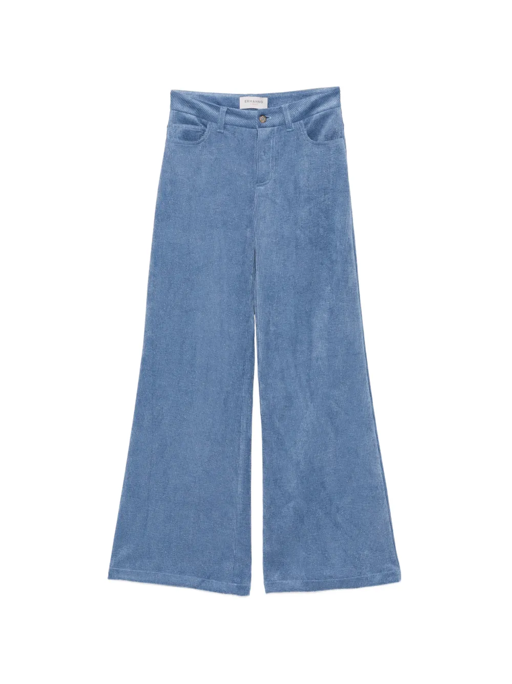 ERMANNO FIRENZE corduroy-effect wide-leg trousers