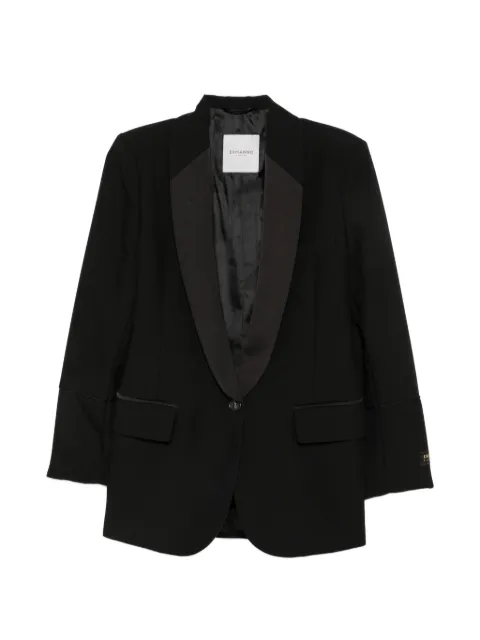 ERMANNO FIRENZE  satin-lapel single-breasted jacket