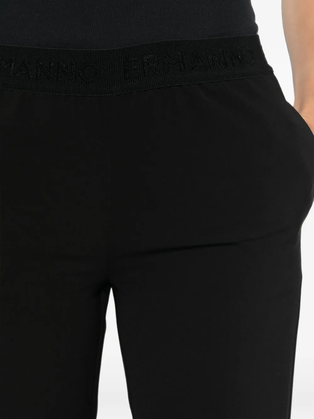 ERMANNO FIRENZE Straight broek Zwart