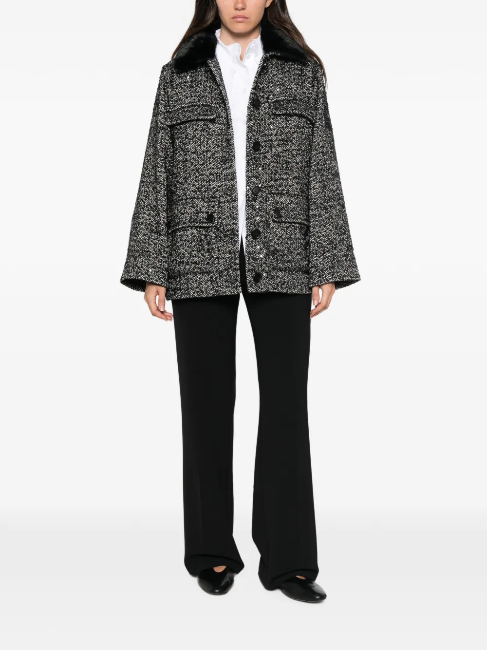 ERMANNO FIRENZE Straight broek Zwart