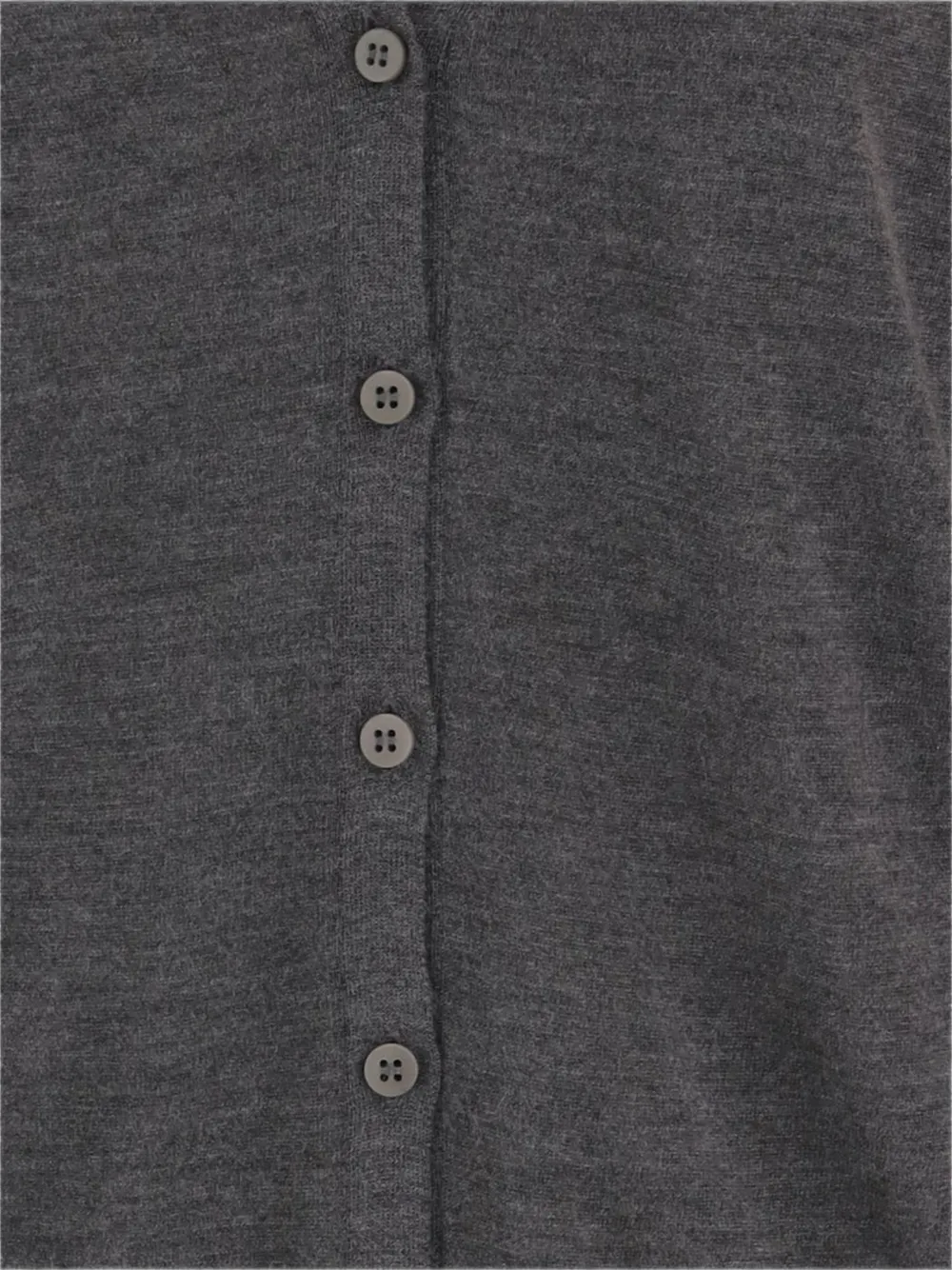 SA SU PHI Button-up vest met V-hals Grijs