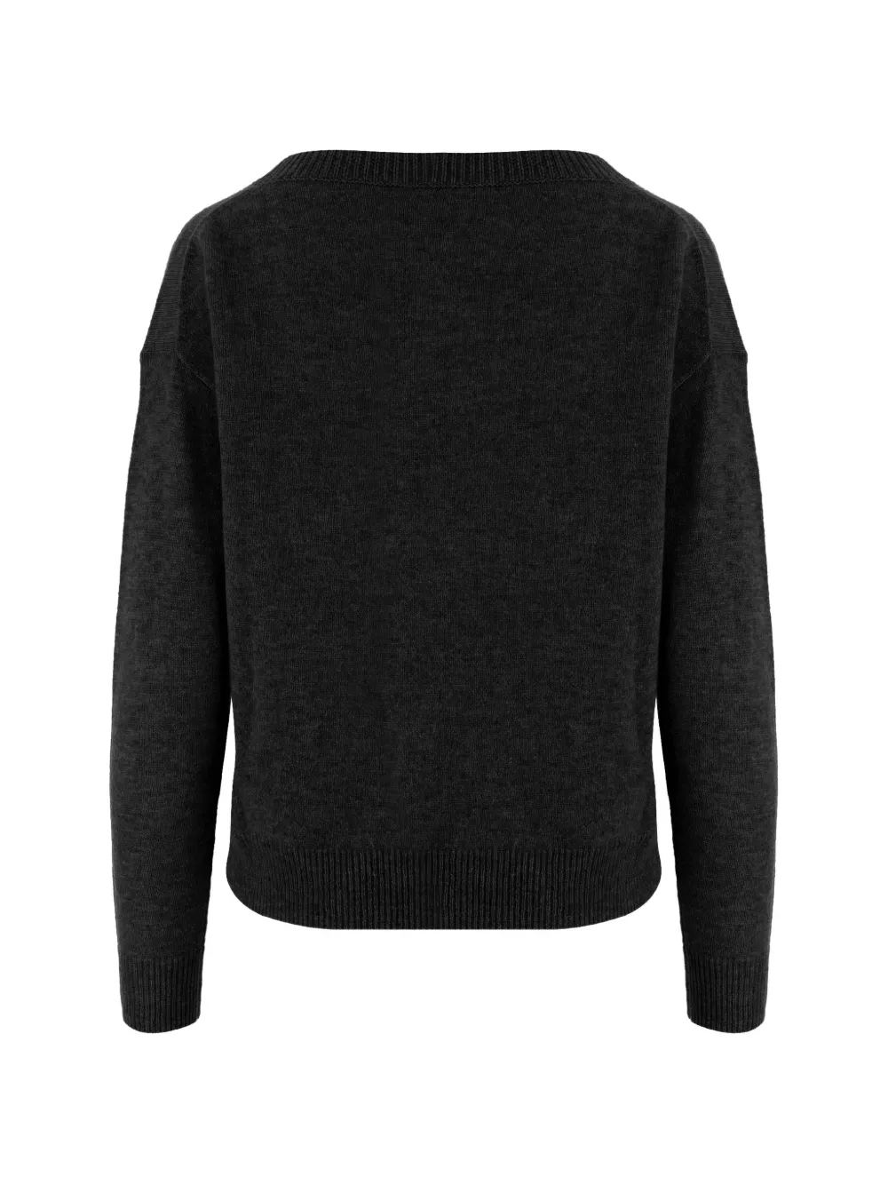 Allude Trui met hoge hals Zwart