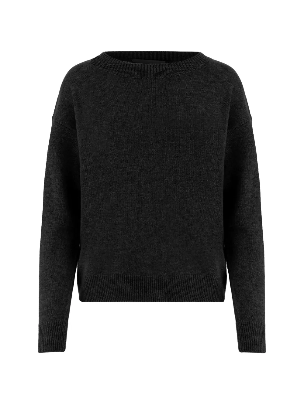 Allude crew-neck long-sleeve sweater - Schwarz