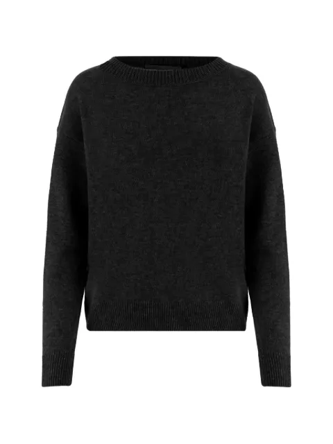 Allude langærmet sweater med rund hals
