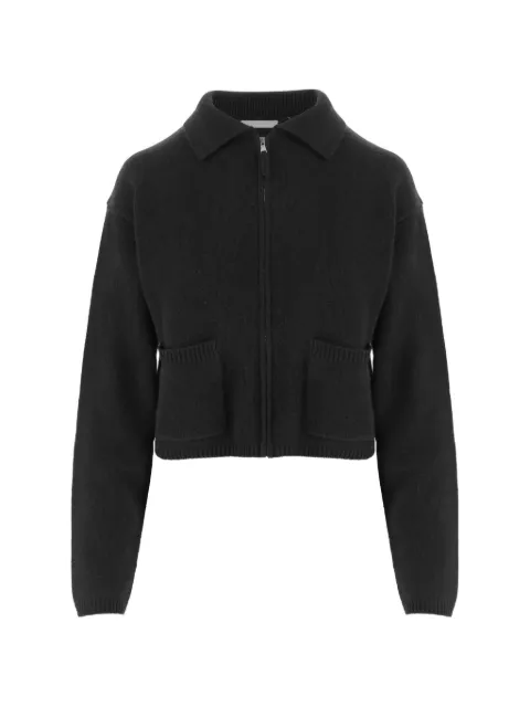 Allude Reißverschluss-Cardigan mit Kragen