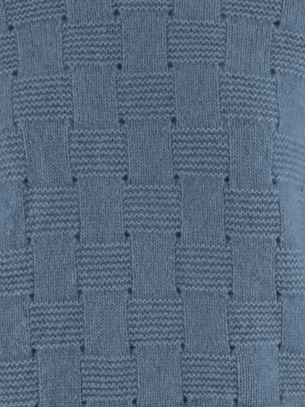 Allude Geweven trui met ronde hals Blauw