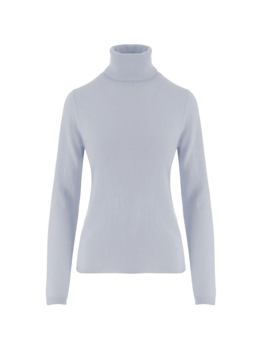 Allude turtleneck ribbed-trim sweater - Blau