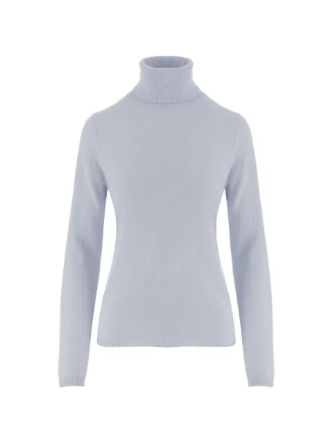Allude jersey con ribete de canalé y cuello alto
