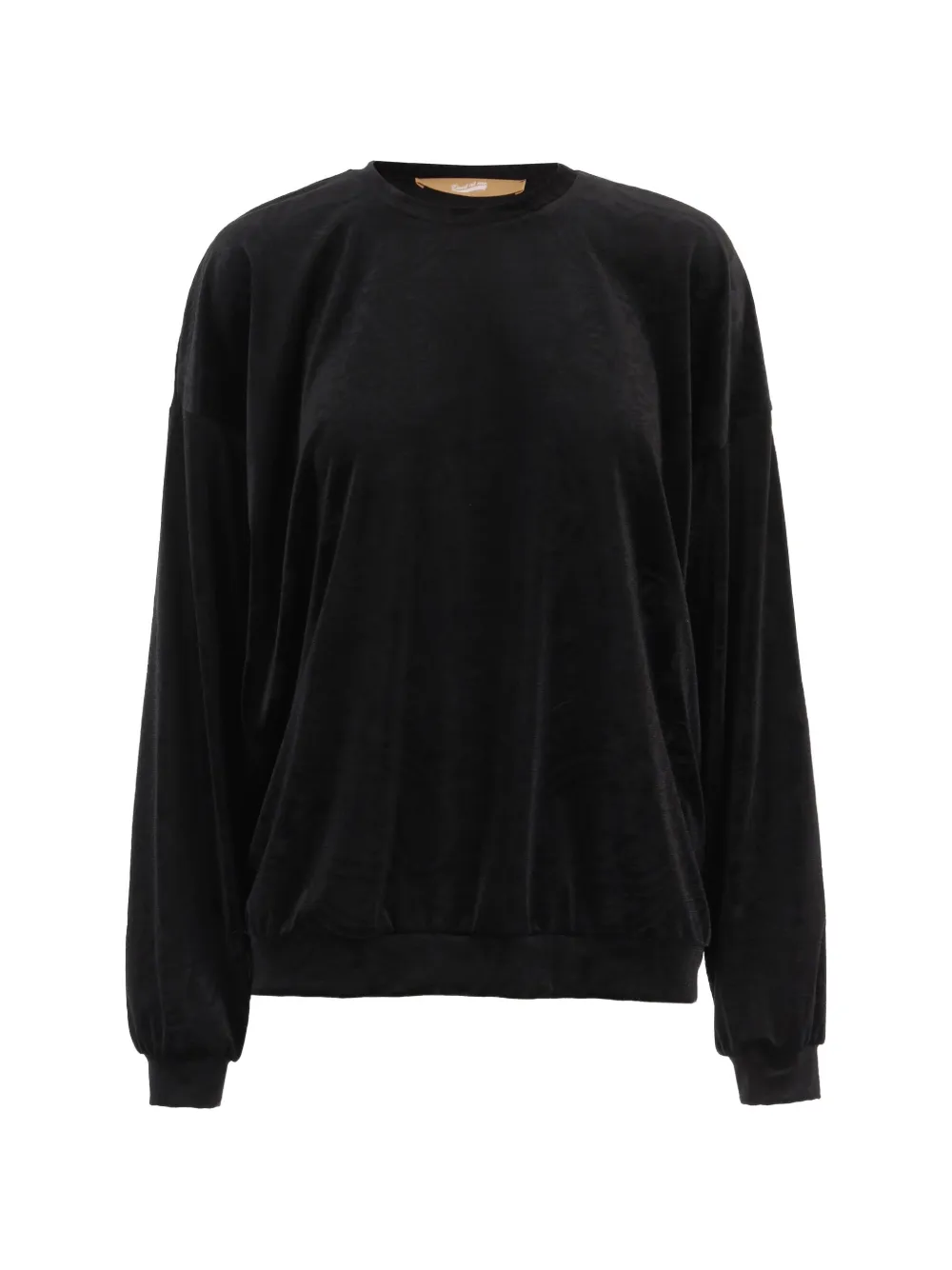 DON'T @ ME paisley-jacquard velvet sweater