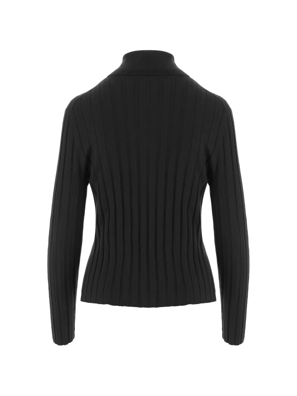 Allude Ribgebreide coltrui Zwart