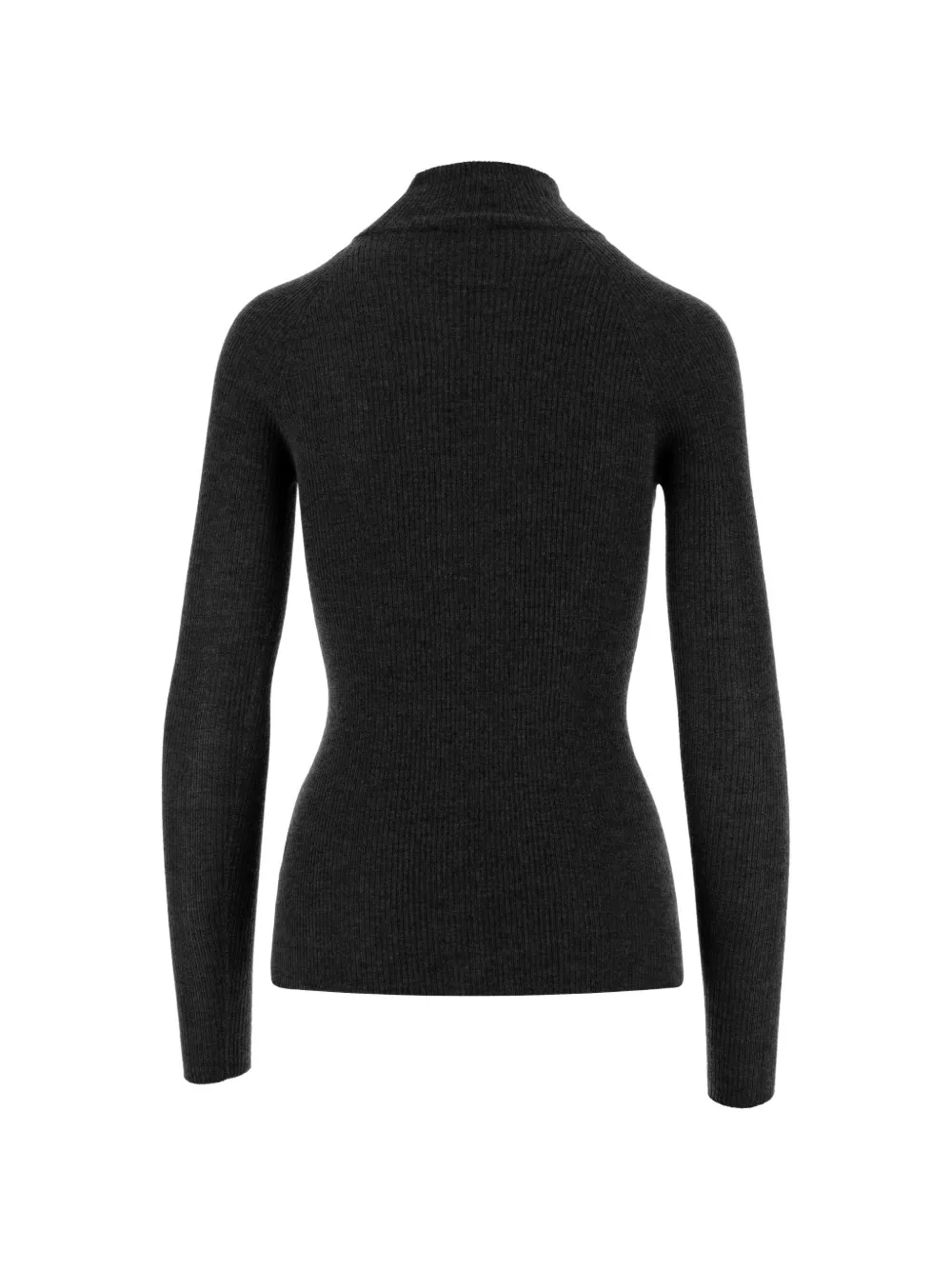 SA SU PHI Ribgebreide trui met raglan mouwen Zwart