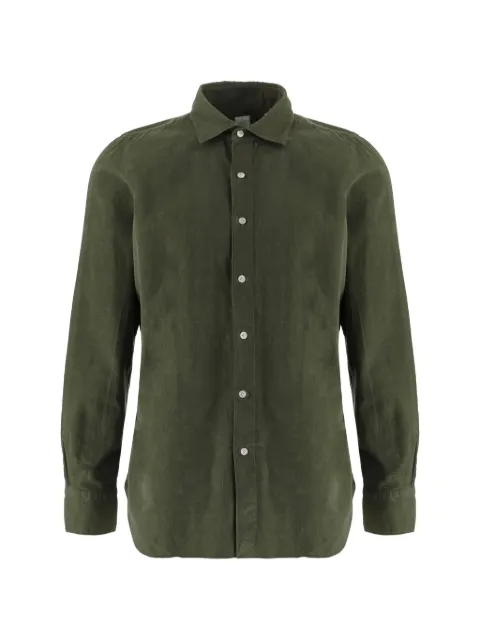 Finamore 1925 Napoli chemise en velours côtelé à manches longues